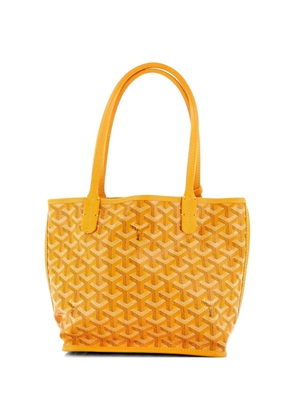 Goyard Pre-Owned Anjou Reversible Tote Coated Canvas Mini satchel - Yellow