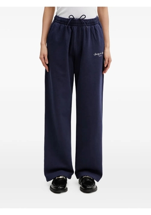 Sporty & Rich drawstring-waist track pants - Blue
