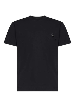 John Richmond logo-embroidered short-sleeved T-shirt - Black