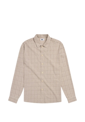 KROST oversized flannel shirt - Neutrals