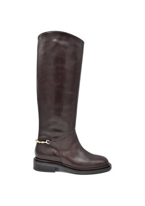 Sergio Levantesi Laura56 ankle-chain boots - Brown
