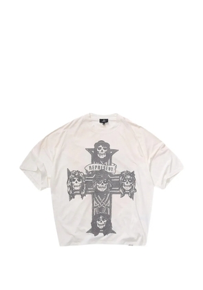 Represent Guns N' Roses cross graphic T-shirt - Neutrals