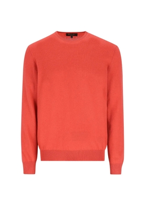 Loro Piana ribbed crew neck sweater - Orange