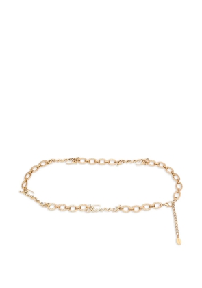 TWINSET chain lettering belt - Gold