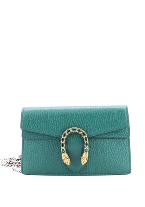 Gucci Pre-Owned Dionysus Bag Leather Super Mini clutch bag - Green