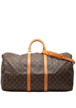 Louis Vuitton Pre-Owned 1988 Monogram Keepall Bandouliere 55 travel bag - Brown