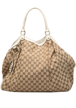Gucci Pre-Owned 2000-2015 Large GG Canvas Sukey tote bag - Brown