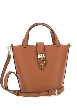 Dell'est Glinda leather tote bag - Brown