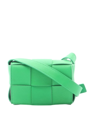 Bottega Veneta Pre-Owned 2012-2026 Extra Mini Nappa Maxi Intrecciato Cassette Crossbody shoulder bag - Green