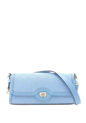Gucci Pre-Owned 2016-2026 GG Canvas Small Luce crossbody bag - Blue