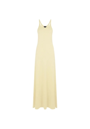 TOM FORD virgin wool maxi dress - Yellow