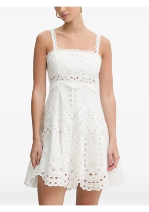 Charo Ruiz Ibiza Zeph eyelet scallop dress - White