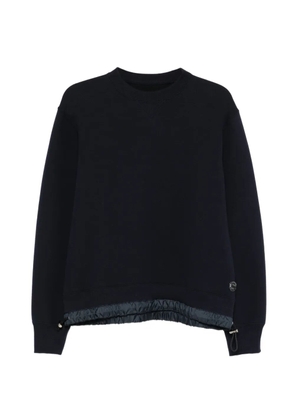 sacai drawstring sweatshirt - Blue