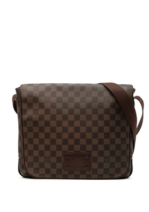 Louis Vuitton Pre-Owned 2008 Damier Ebene Brooklyn MM crossbody bag - Brown