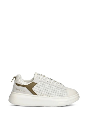 LIU JO perforated panel sneakers - Neutrals