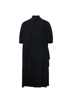 Y's button mini dress - Black