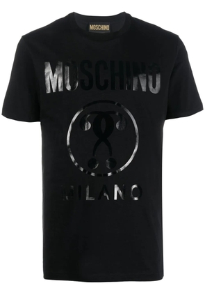 Moschino logo-print organic cotton T-shirt - Black