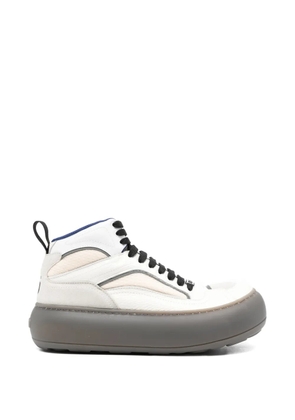 Moschino lace-up sneakers - White