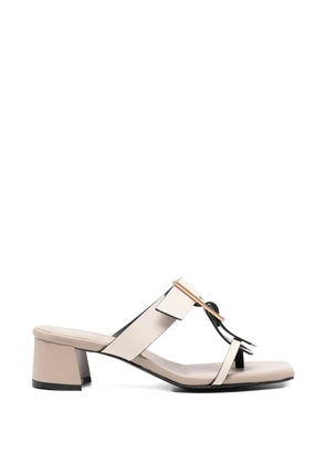 Donnarì beige leather sandals - Neutrals