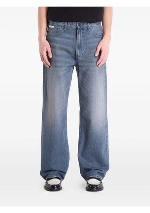 Calvin Klein logo-patch jeans - Blue