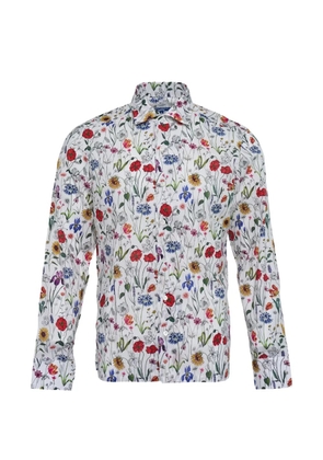 Junya Watanabe MAN floral-print shirt - White