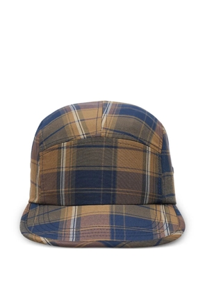 Comme des Garçons Homme check-pattern cap - Brown