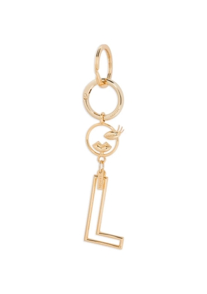 Lancel letter-detail keyring - Gold