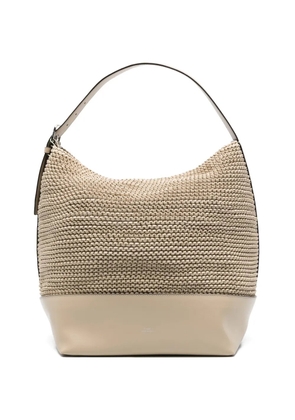 TOTEME woven leather tote bag - Neutrals