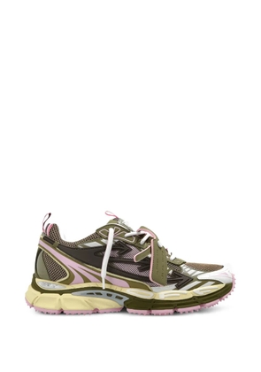Off-White OW Be Right Back appliqué-detail lace-up sneakers - Green