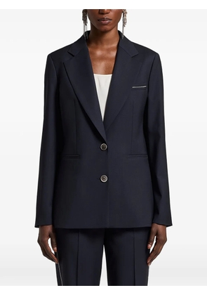 Peserico Loro Piana merino wool blazer - Blue