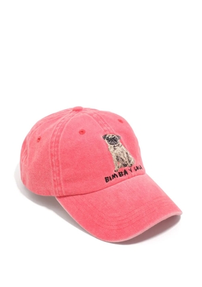 Bimba y Lola Carlino embroidered baseball cap - Pink