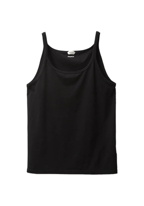 Versace embroidered cotton-jersey tank top - Black