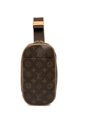 Louis Vuitton Pre-Owned 2001 Monogram Pochette Gange crossbody bag - Brown