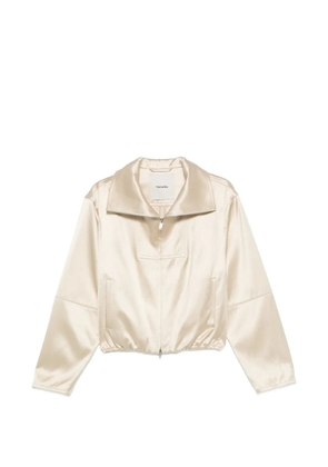Nanushka boxy funnel neck jacket - Neutrals