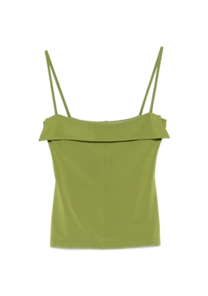 Nanushka Marinie square-neck top - Green