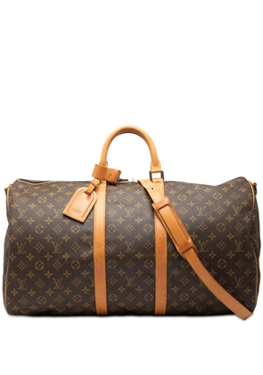 Louis Vuitton Pre-Owned 1993 Monogram Keepall Bandouliere 55 travel bag - Brown