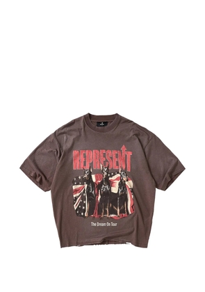 Represent The Dream On Tour T-shirt - Brown