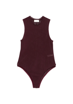 Forte Forte scalloped bodysuit - Red