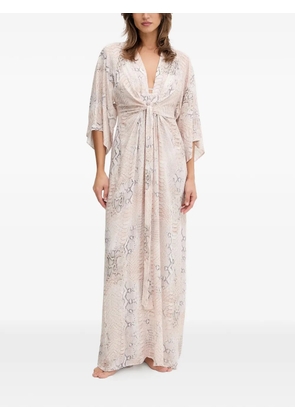 Melissa Odabash Wisdom printed maxi dress - Neutrals