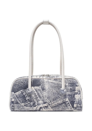 Marge Sherwood Soft Boston patchwork shoulder bag - Grey