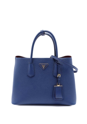 Prada Pre-Owned 2010-2025 Medium Saffiano Cuir Double satchel - Blue