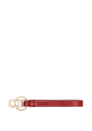 Yu Mei lambskin key fob - Red