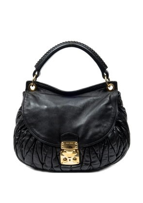 Miu Miu Pre-Owned logo-detail tote bag - Black