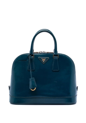 Prada Pre-Owned 2013-2025 Medium Saffiano Vernice Promenade satchel - Blue