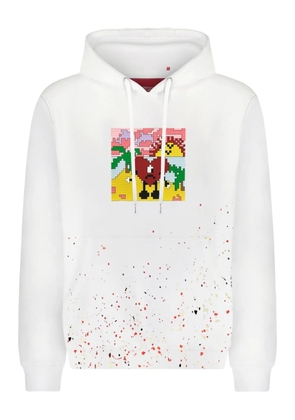 Mostly Heard Rarely Seen 8-Bit Summer Without You paint-splatter hoodie - White
