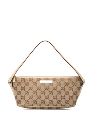 Gucci Pre-Owned 2000-2015 GG Canvas Boat shoulder bag - Brown