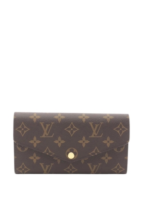 Louis Vuitton Pre-Owned 2021-2025 Monogram Sarah Wallet long wallets - Brown
