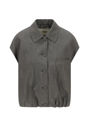 FENDI buttoned jacket - Grey