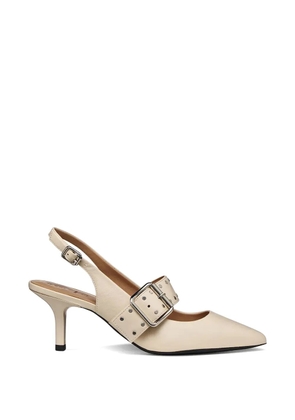Geox Kleopy studded buckle strap pumps - Neutrals