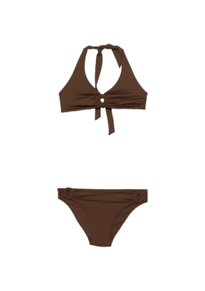 Fisico knot bikini - Brown